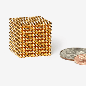 Speks 1000 - Classic 2.5mm Magnet Balls Gold