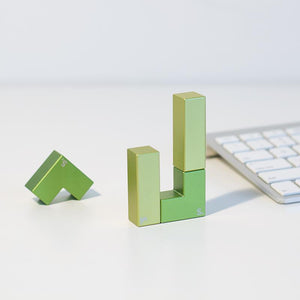 Unblocks - Aluminum Magnetic Blocks Green