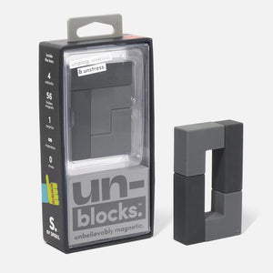 Unblocks - Soft Touch Magnetic Blocks Black