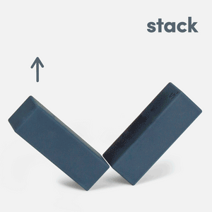 Unblocks - Soft Touch Magnetic Blocks Black