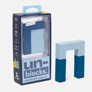 Unblocks - Soft Touch Magnetic Blocks Blue