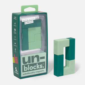 Unblocks - Soft Touch Magnetic Blocks Green