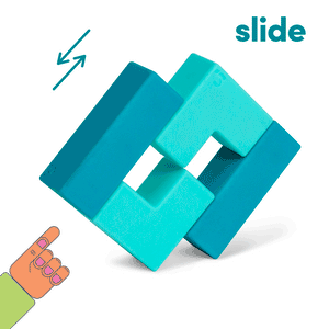 Unblocks - Soft Touch Magnetic Blocks Teal