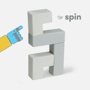Unblocks - Soft Touch Magnetic Blocks White